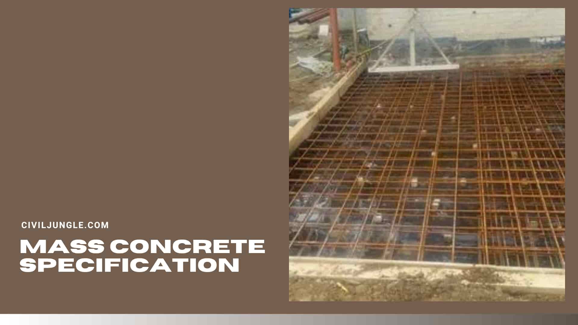 Mass Concrete Specification