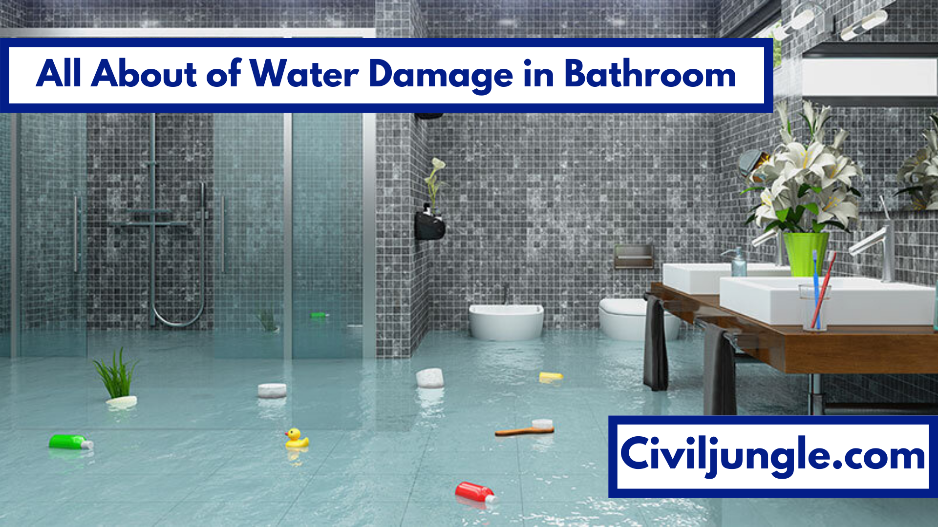 Water Damage In Bathroom Vanity Replaced