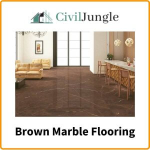 Brown Marble Flooring