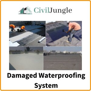 Damaged Waterproofing System
