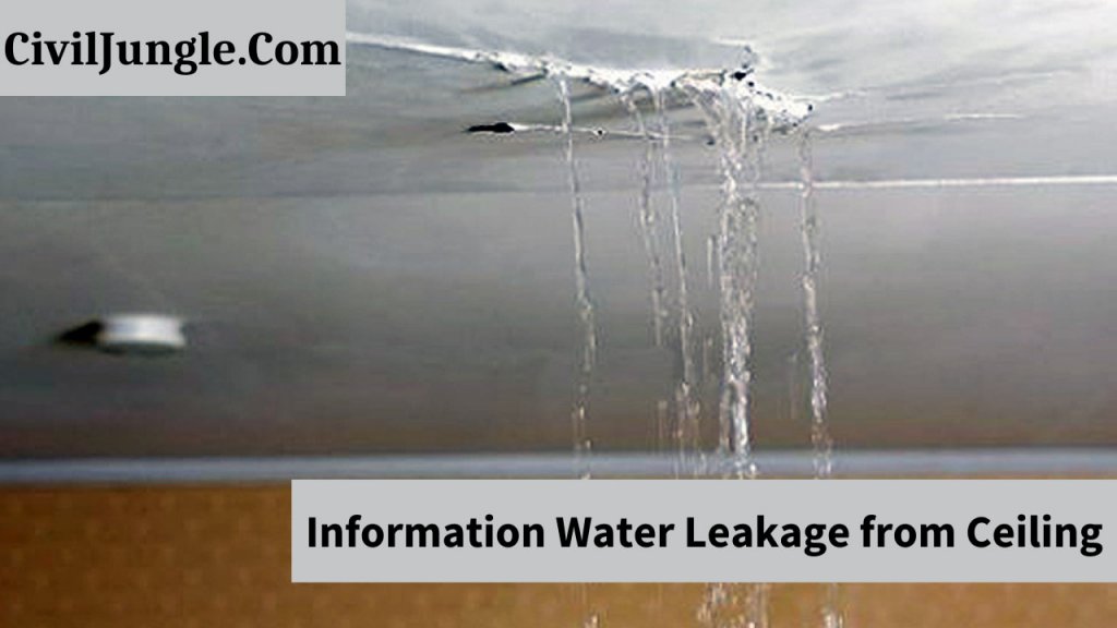 Information Water Leakage from Ceiling