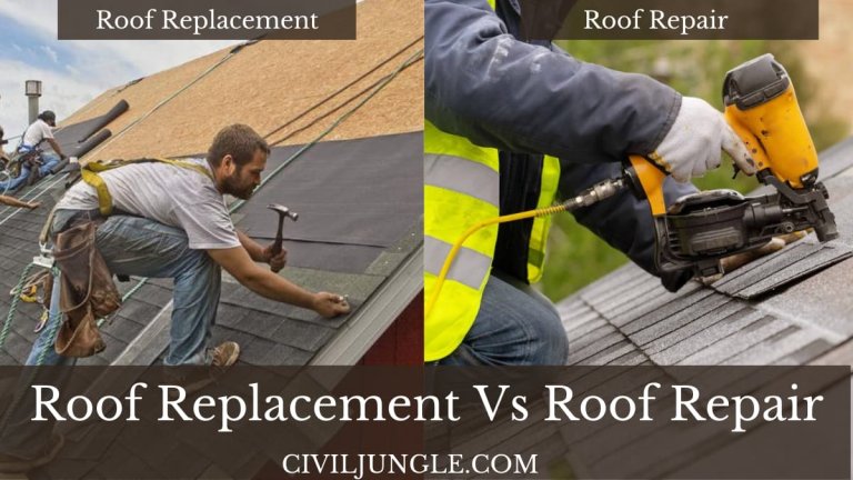What Is Roof Replacement | What Is Roof Repair | Difference Between Roofing Repair and Replacement
