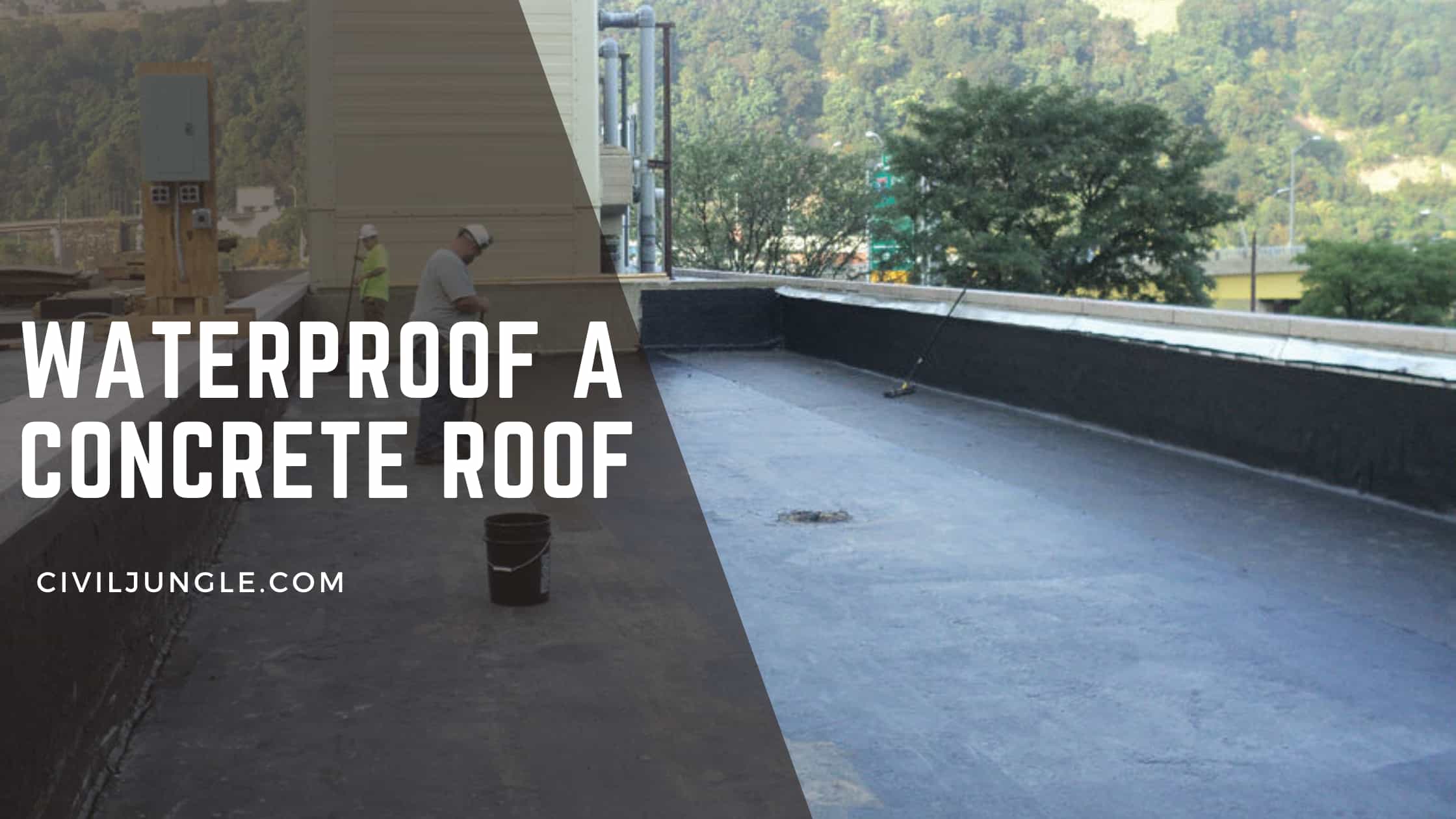 Waterproof A Concrete Roof