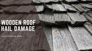 Wooden Roof Hail Damage