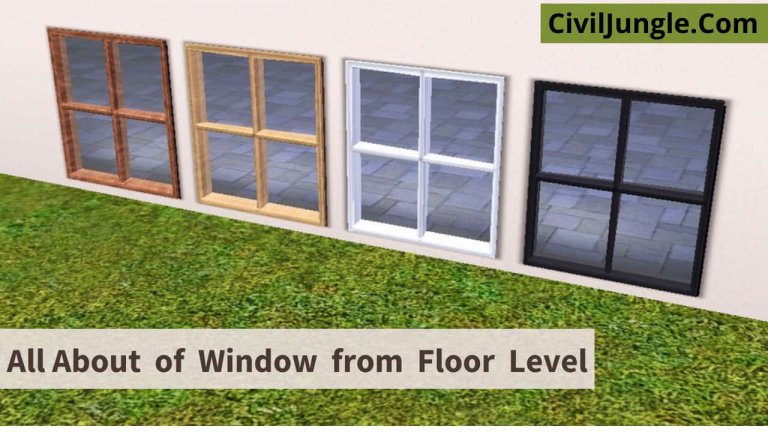 Standard Height of Window from Floor Level | Window Sill Height from Floor