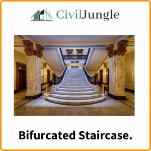Bifurcated Staircase.