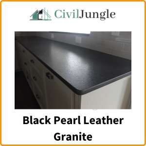 Black Pearl Leather Granite
