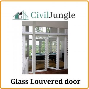 Glass Louvered door