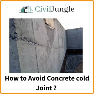 How to Avoid Concrete cold Joint ? 