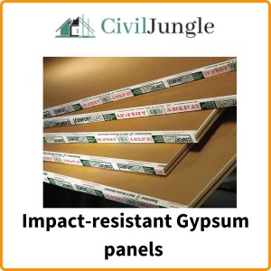 Impact-resistant Gypsum panels 
