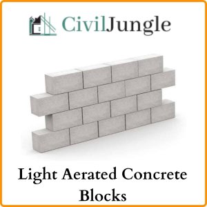 Light Aerated Concrete Blocks