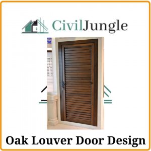 Oak Louver Door Design
