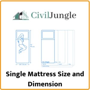 Single Mattress Size and Dimension