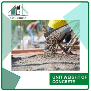 Unit Weight of Concrete