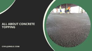 all about Concrete Topping
