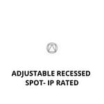 Adjustable Recessed Spot- IP Rated