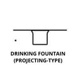Drinking Fountain (Projecting-Type)