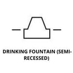  Drinking Fountain (Semi-Recessed)