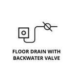 Floor Drain with Backwater Valve