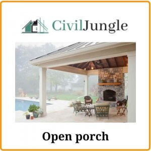 Open porch