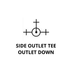 Side Outlet Tee– Outlet Down