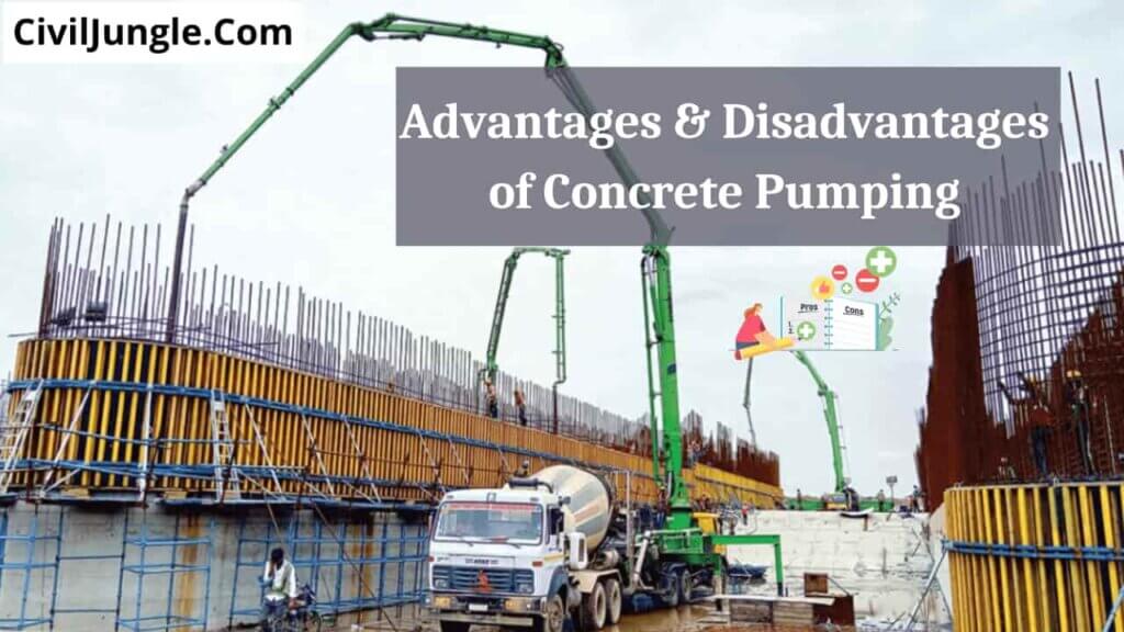 Advantages  & Disadvantages  of Concrete Pumping 