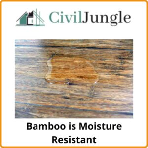 Bamboo is Moisture Resistant