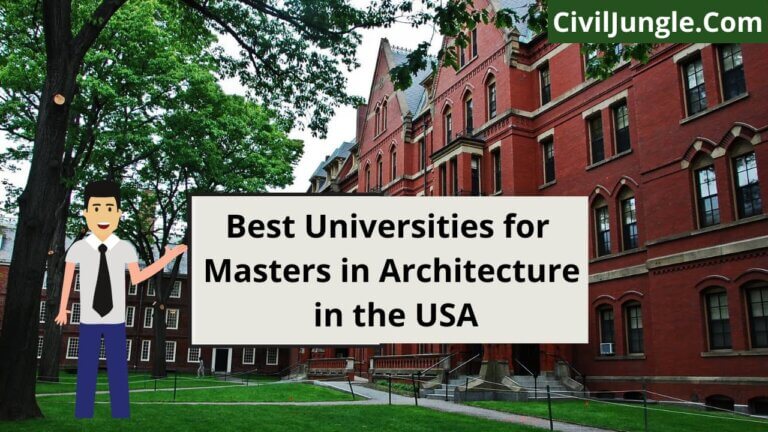 Best Universities for Masters in Architecture in the USA | Masters in Architecture in USA 2022