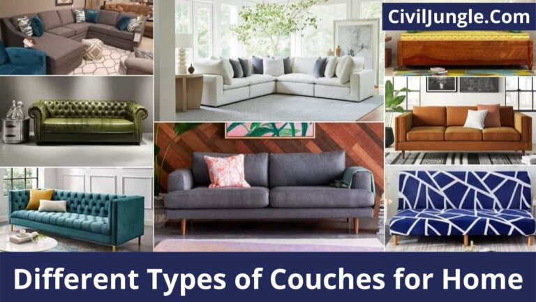 Different Types of Couches for Home