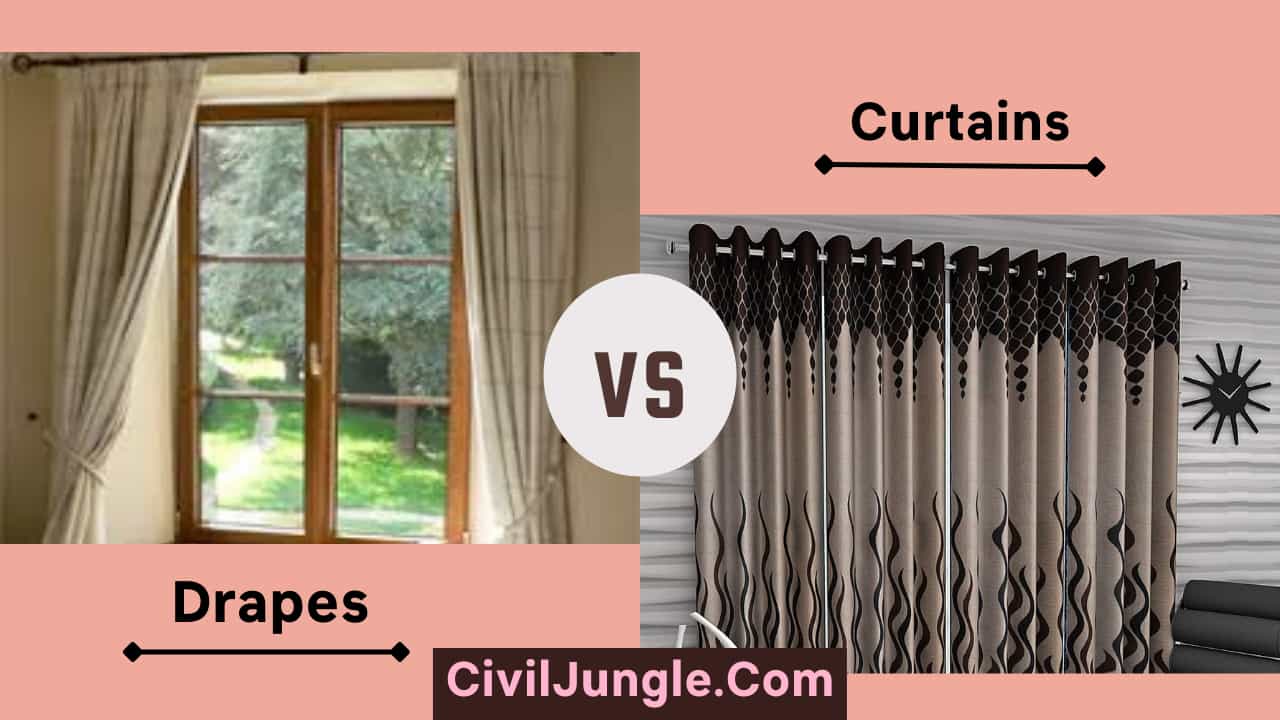 Difference Between Drapes and