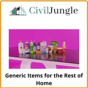 Generic Items for the Rest of Home