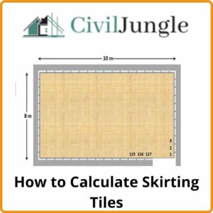 How to calculate floor tiles of Room with skirting   Civil Engineering  practical knowledge  YouTube
