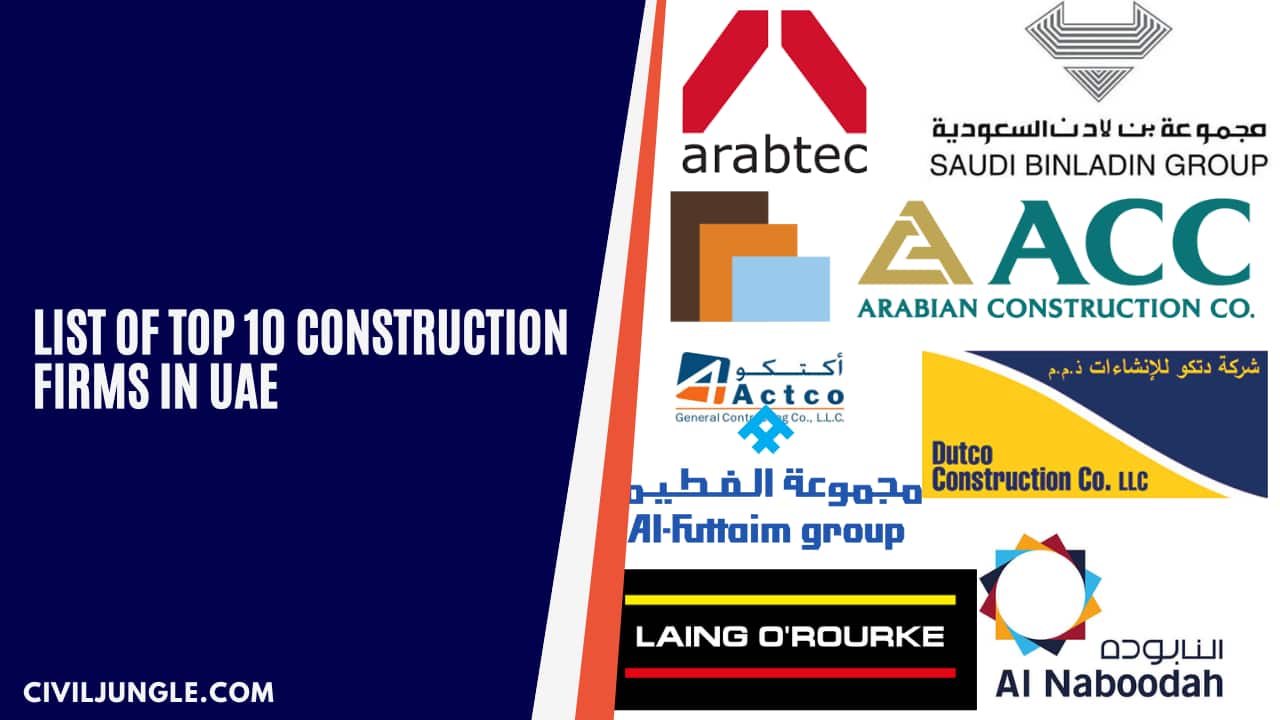 List of Top 10 Construction Firms in UAE