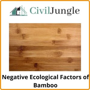 Negative Ecological Factors of Bamboo