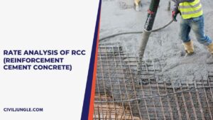 Rate Analysis of RCC (Reinforcement Cement Concrete)