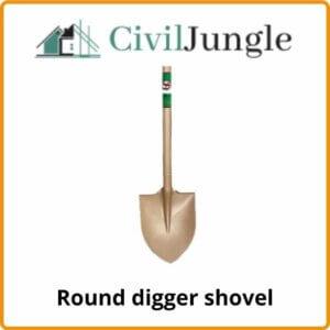 Round digger shovel