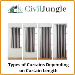 Types of Curtains Depending on Curtain Length