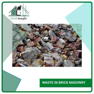 Waste in Brick Masonry
