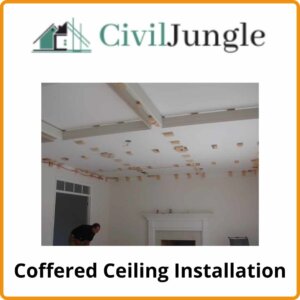 Coffered Ceiling Installation