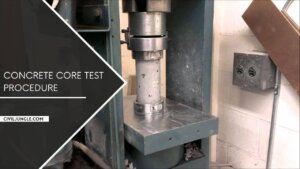 Concrete Core Test Procedure