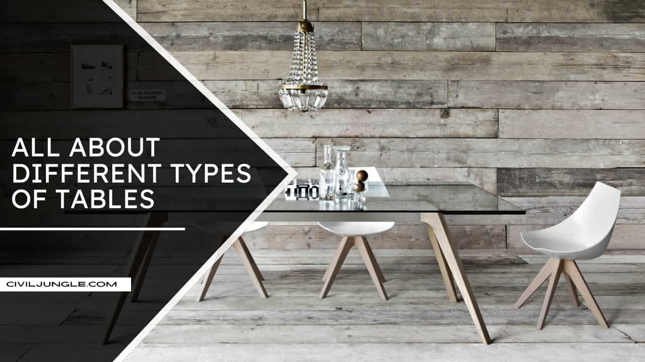All About Different Types of Tables