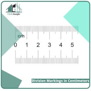 Division Markings in Centimeters