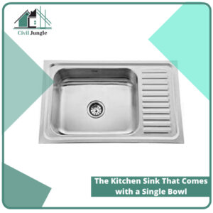 The Kitchen Sink That Comes with a Single Bowl