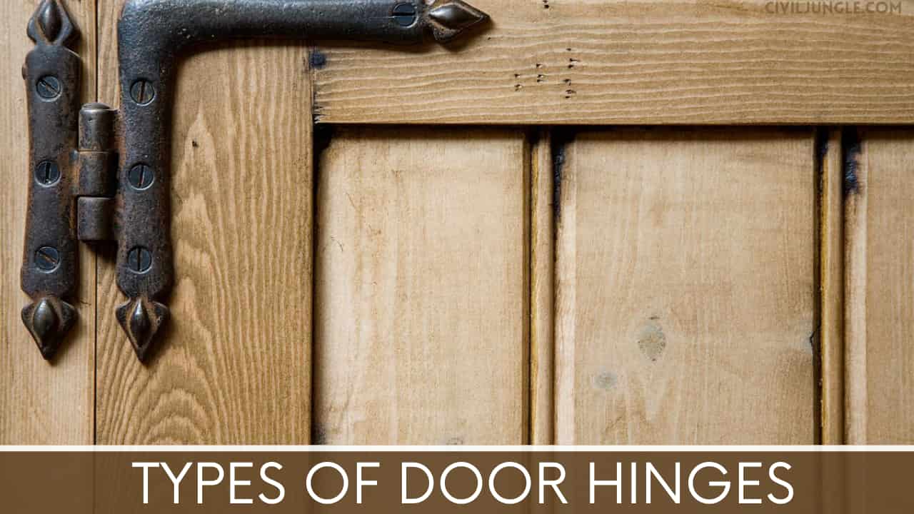  Types of Door Hinges