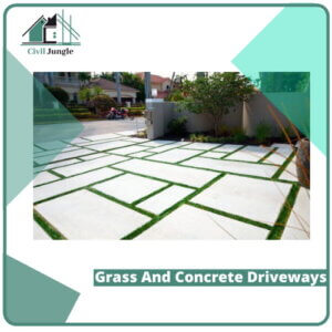 Grass And Concrete Driveways