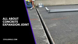 All About Concrete Expansion Joint | Types of Concrete Expansion Joints
