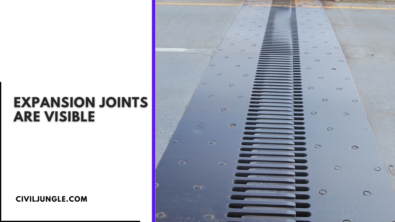 Expansion Joint Bare Visible