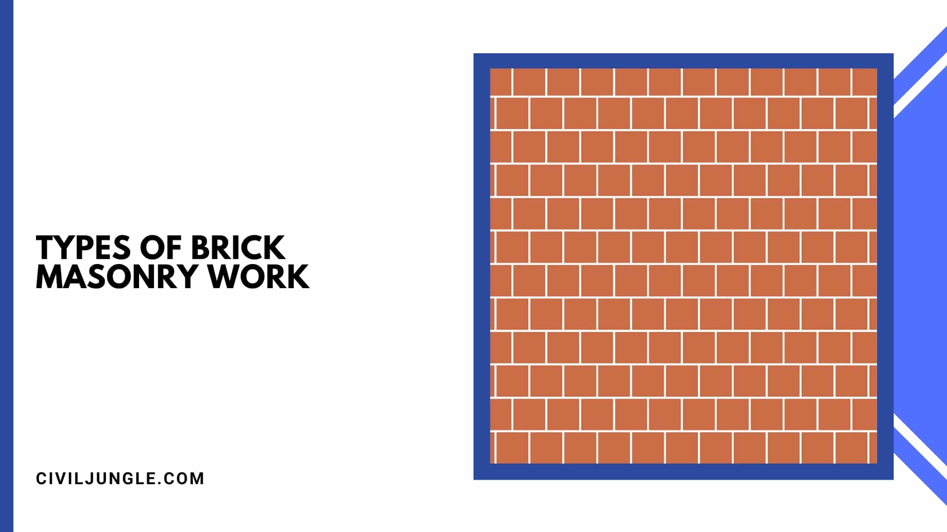 Types of Brick Masonry Work