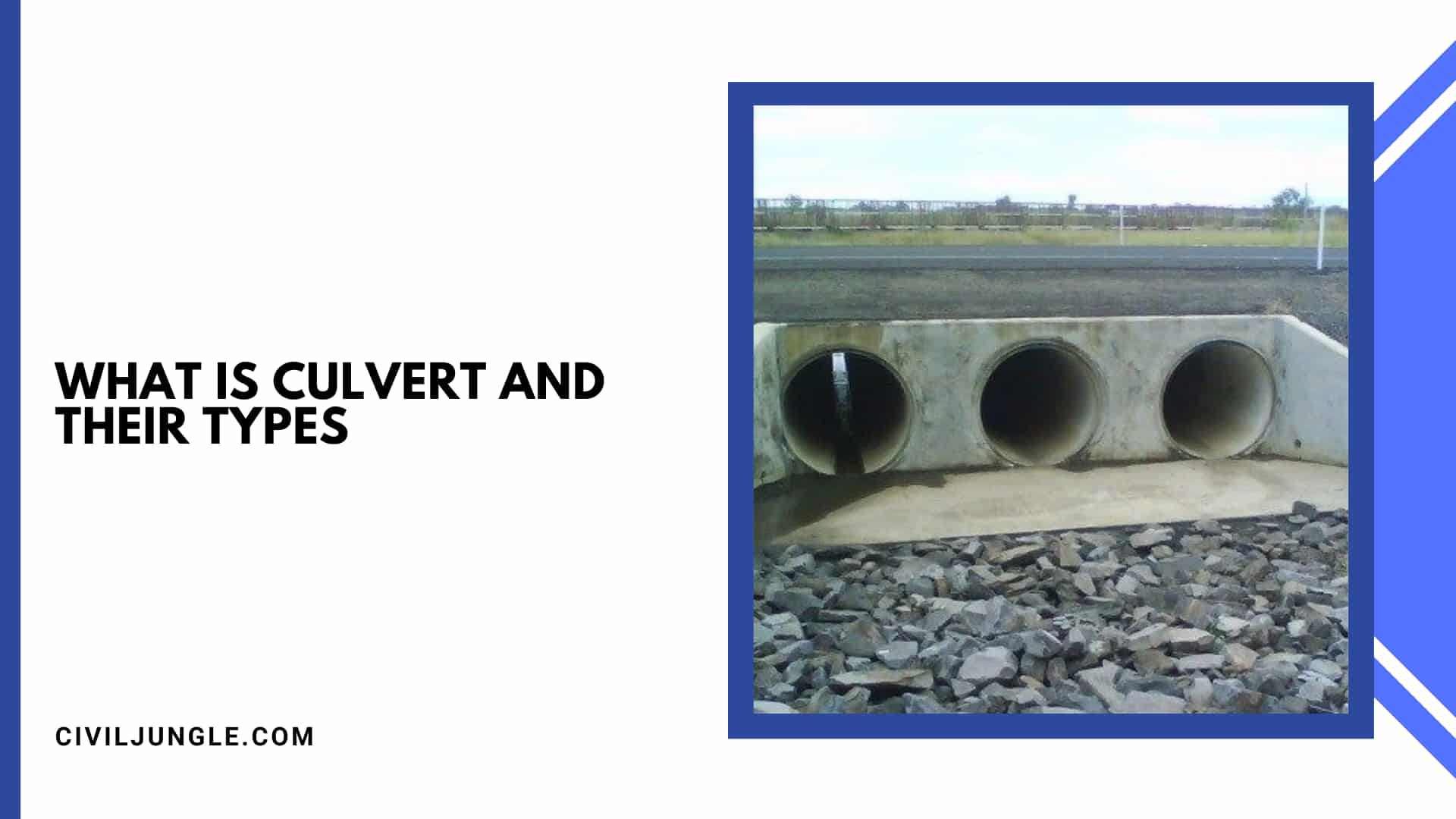 What Is Culvert And Their Types