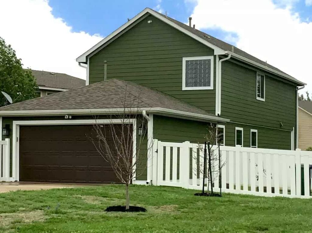 Exterior House Colors Green